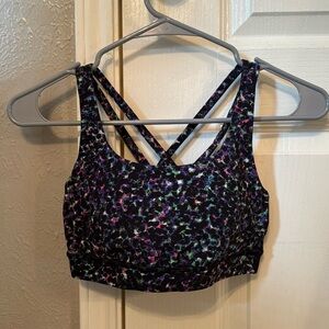 Colorful Lululemon sports bra